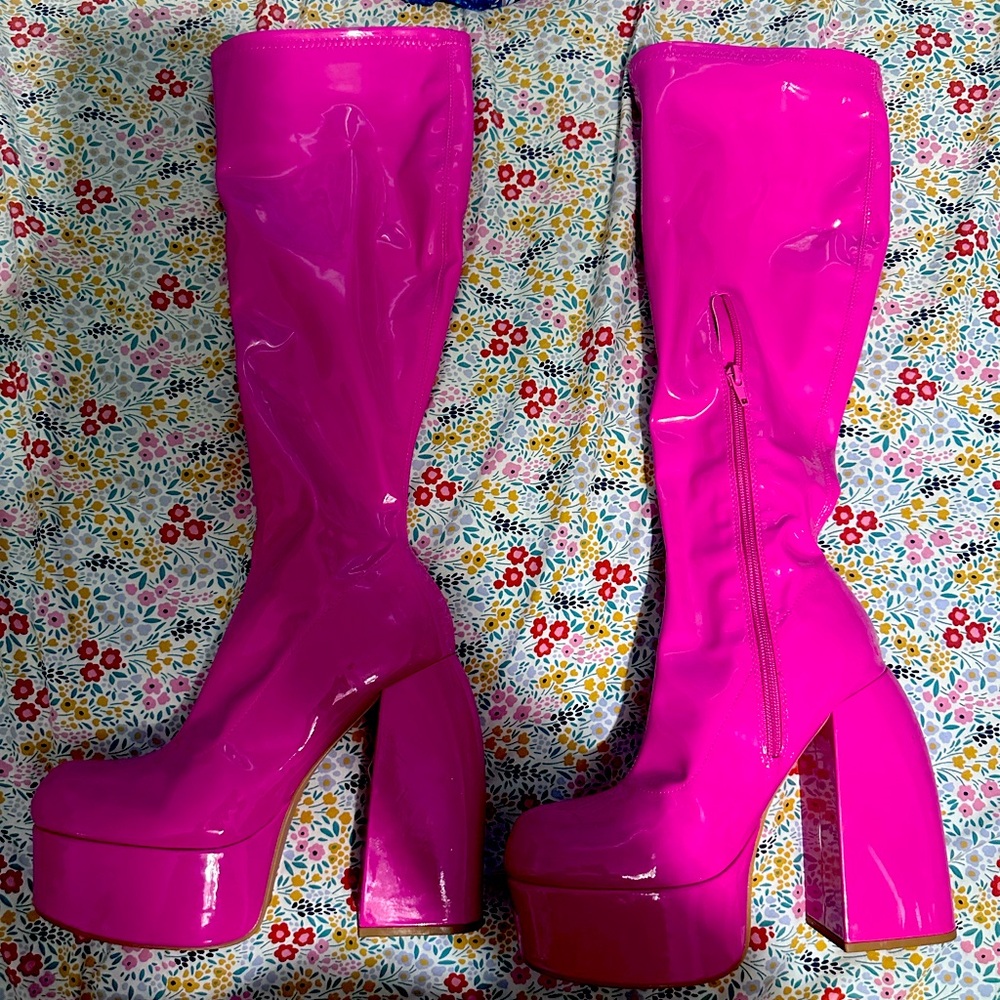 Pink Boots
